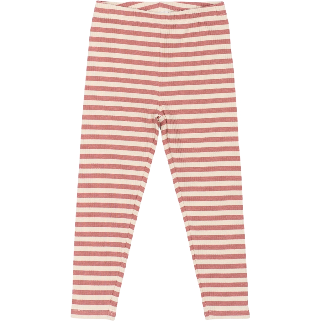 TNSTFro Uni Rib Leggings Old Rose Striped