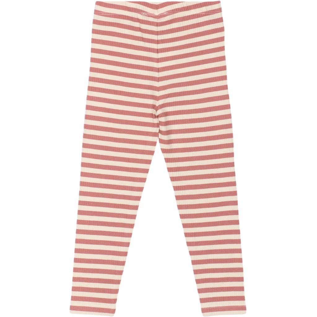 TNSTFro Uni Rib Leggings Old Rose Striped - 2