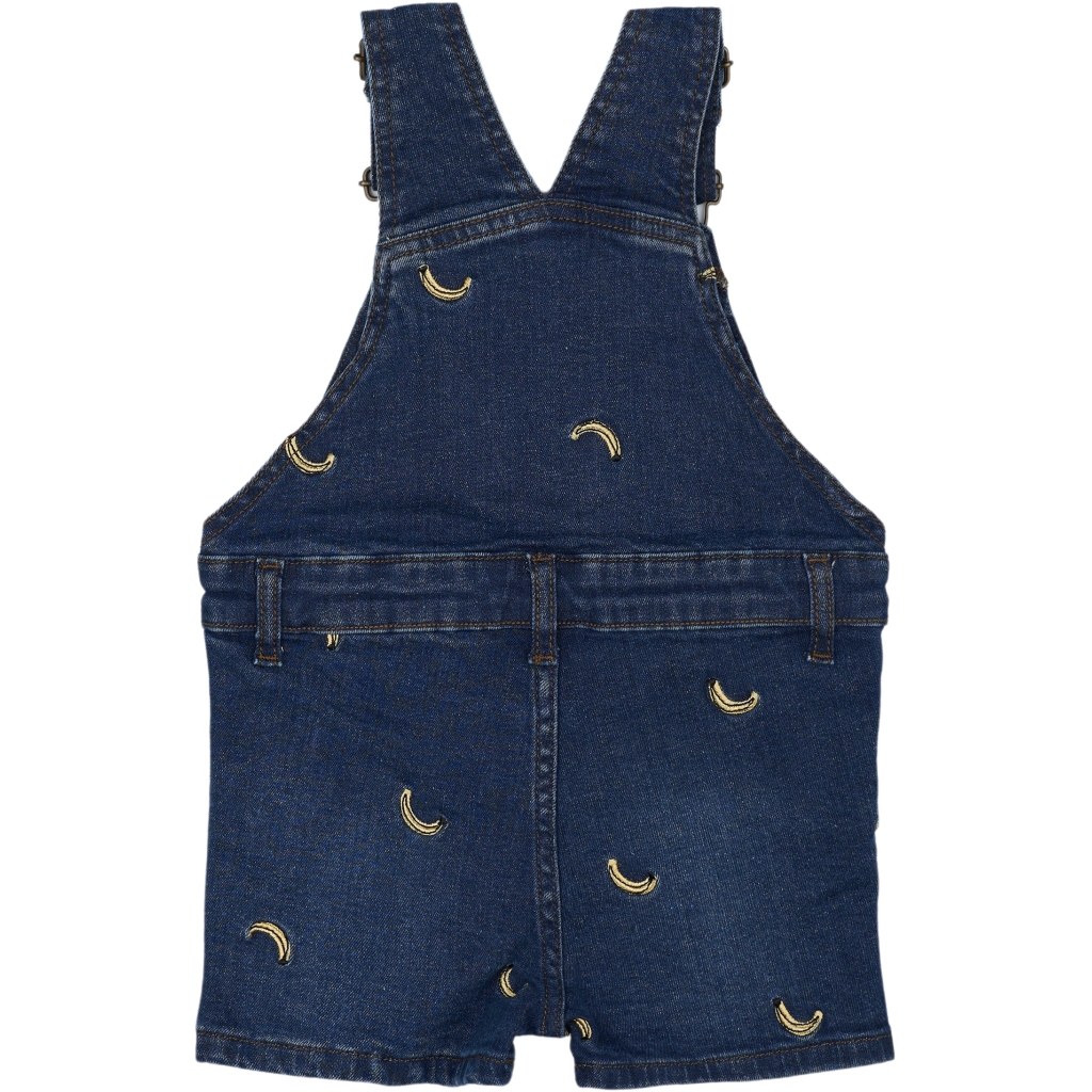 TNSTOtis Short Denim Dungarees Medium Blue Denim EMB - 2