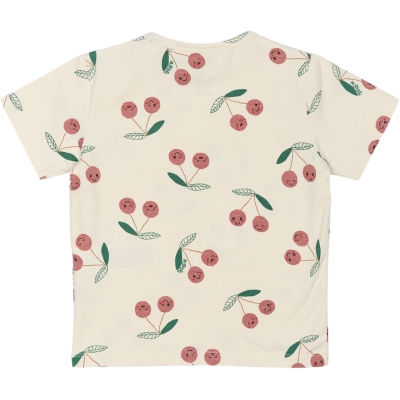 TNSTOlivia SS Tee White Swan AOP - 2