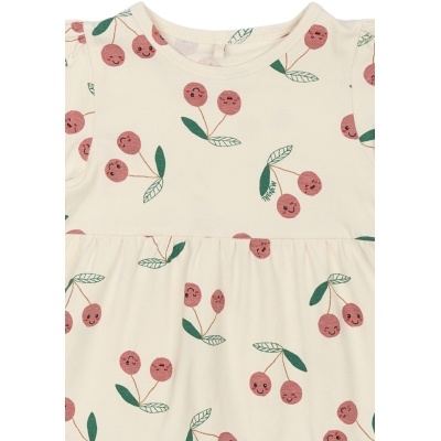 TNSTOlivia SS Dress White Swan AOP - 3