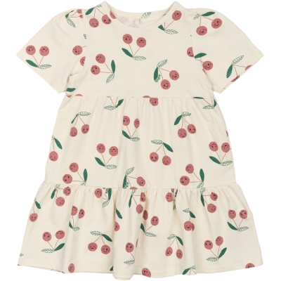 TNSTOlivia SS Dress White Swan AOP
