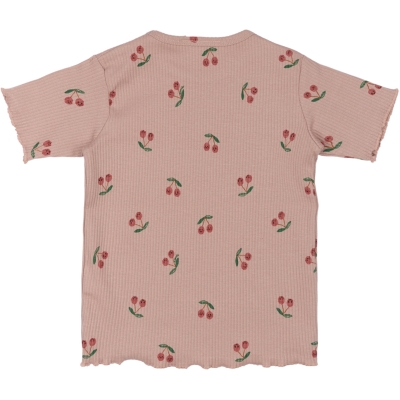 TNSTOona SS Rib Tee Adobe Rose AOP - 2