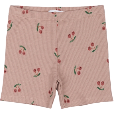 TNSTOona Tight Rib Shorts Adobe Rose AOP