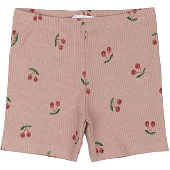 TNSTOona Tight Rib Shorts Adobe Rose AOP