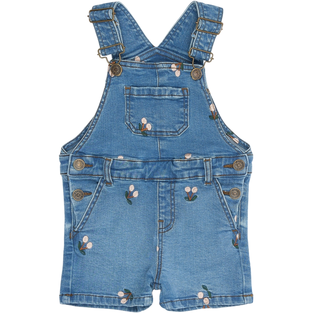 TNSTOvia Short Denim Dungarees Light Blue Denim EMB