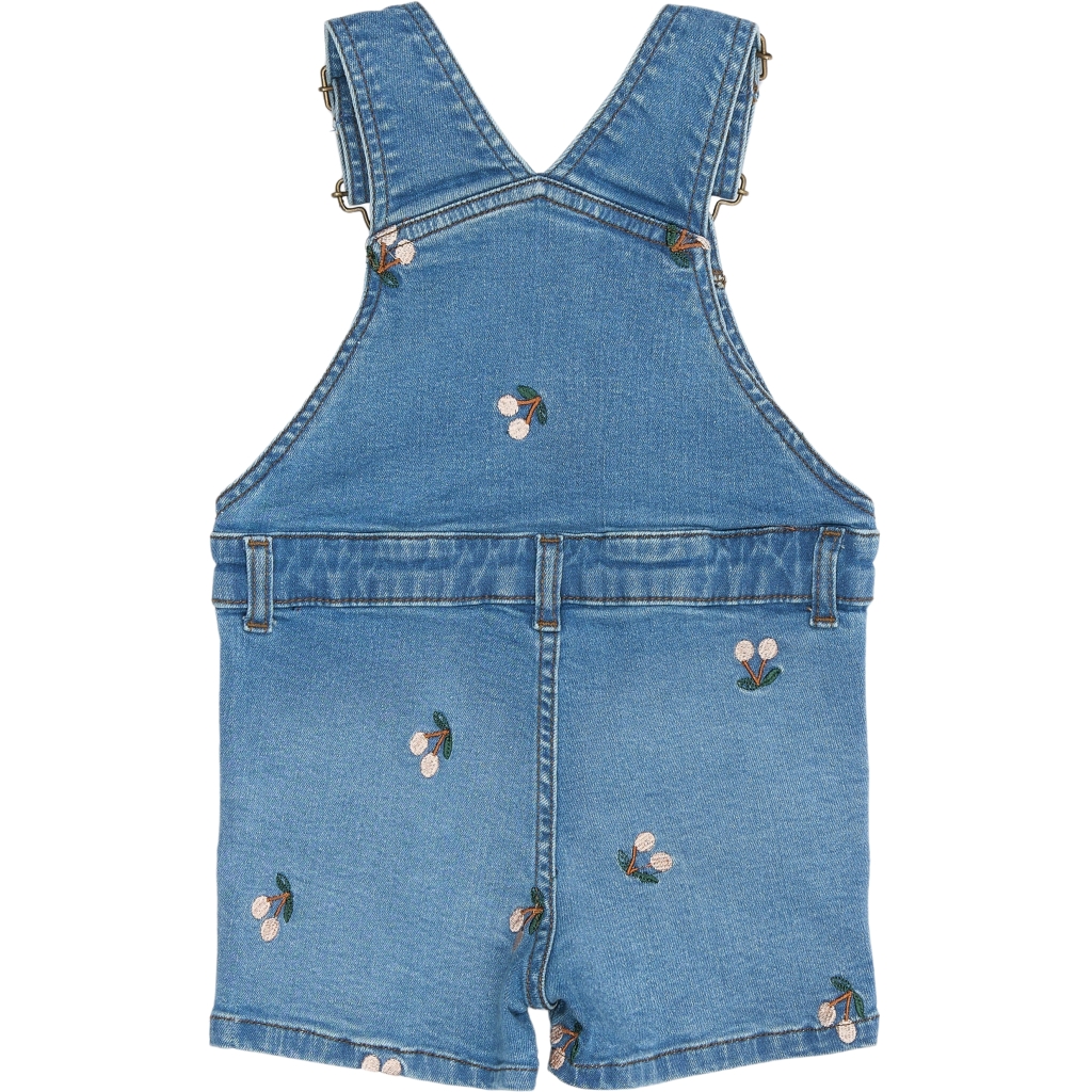 TNSTOvia Short Denim Dungarees Light Blue Denim EMB - 2
