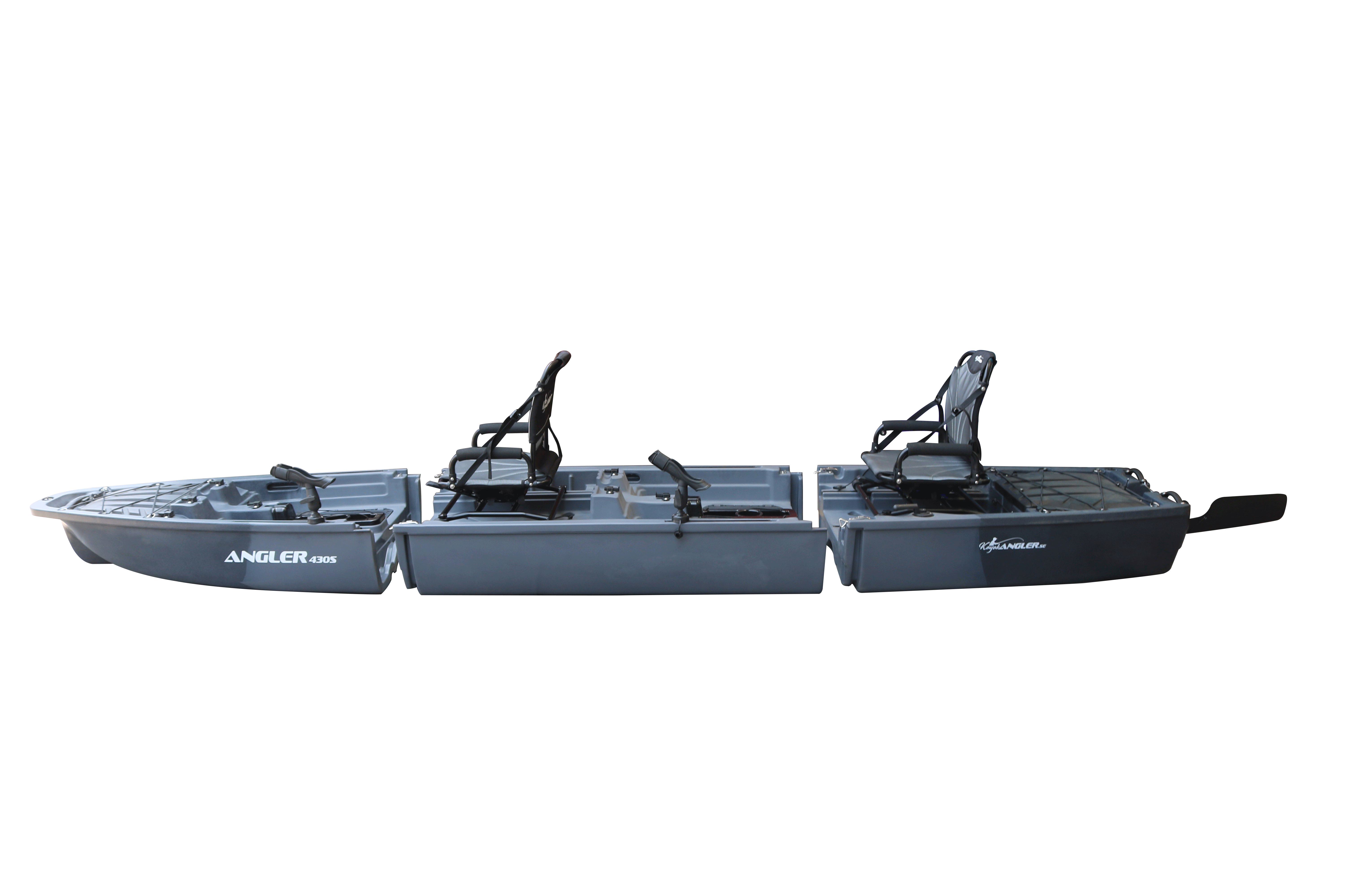 Angler 430S - Delbar tandemtrampkajak för fiske