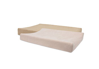 Jollein Skötbäddsöverdrag 50x70cm Wild Rose/Biscuit (2p)
