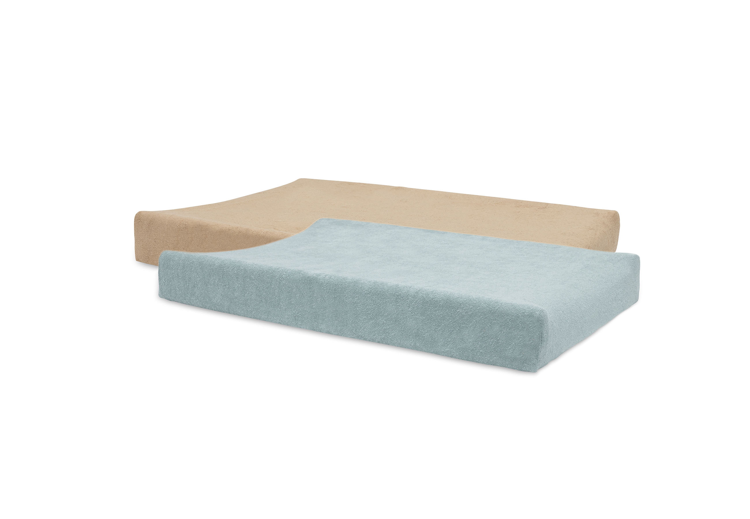Jollein Skötbäddsöverdrag 50x70cm Sea Green/Biscuit (2p)