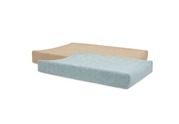 Jollein Skötbäddsöverdrag 50x70cm Sea Green/Biscuit (2p)