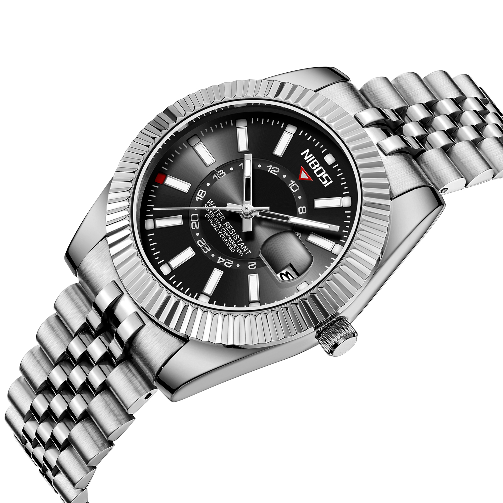 Nibosi Montclair Silver Black - 2