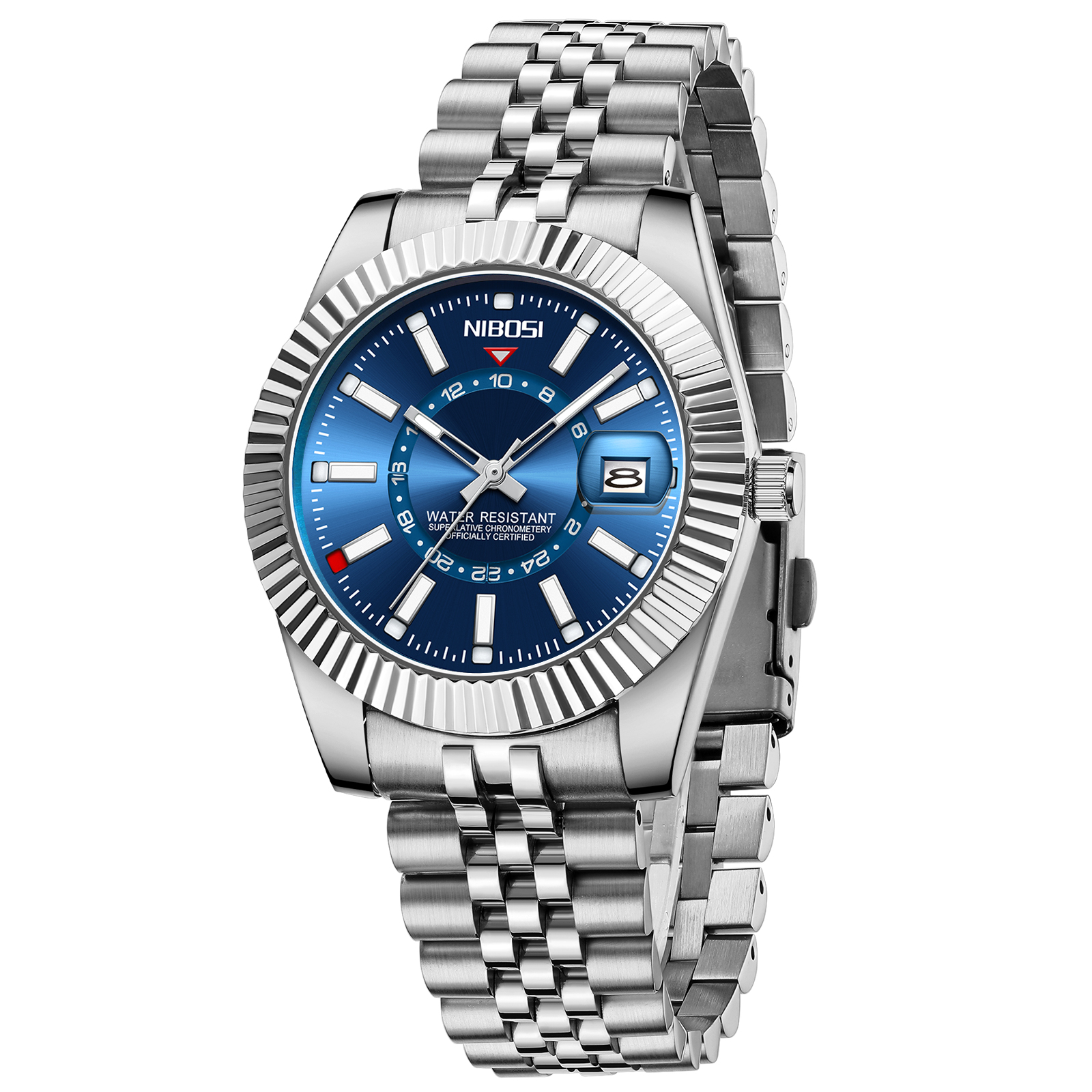 Nibosi Montclair Silver Blue - 3