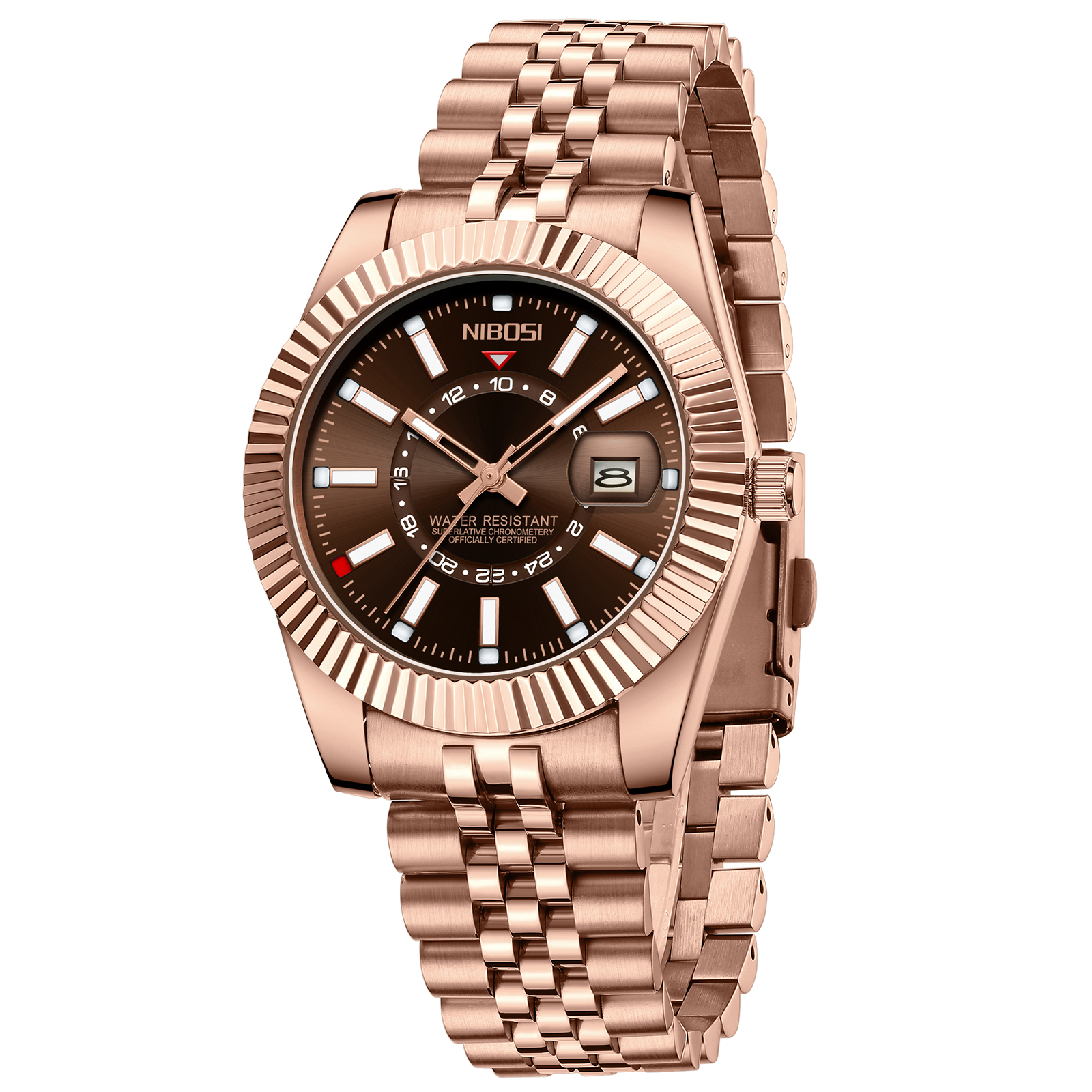 Nibosi Montclair Rose Gold Brown - 3