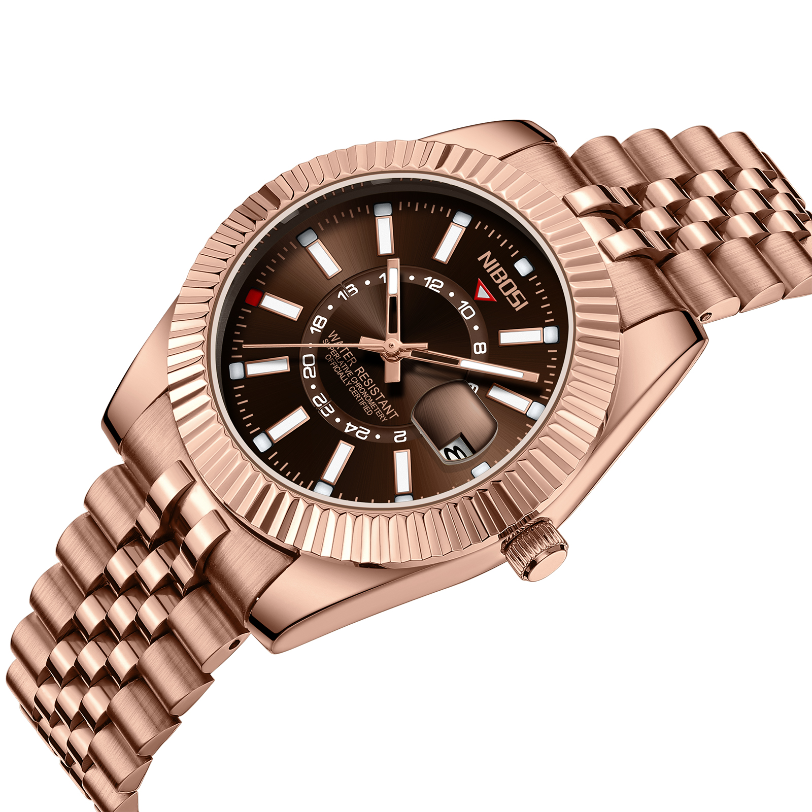 Nibosi Montclair Rose Gold Brown - 2