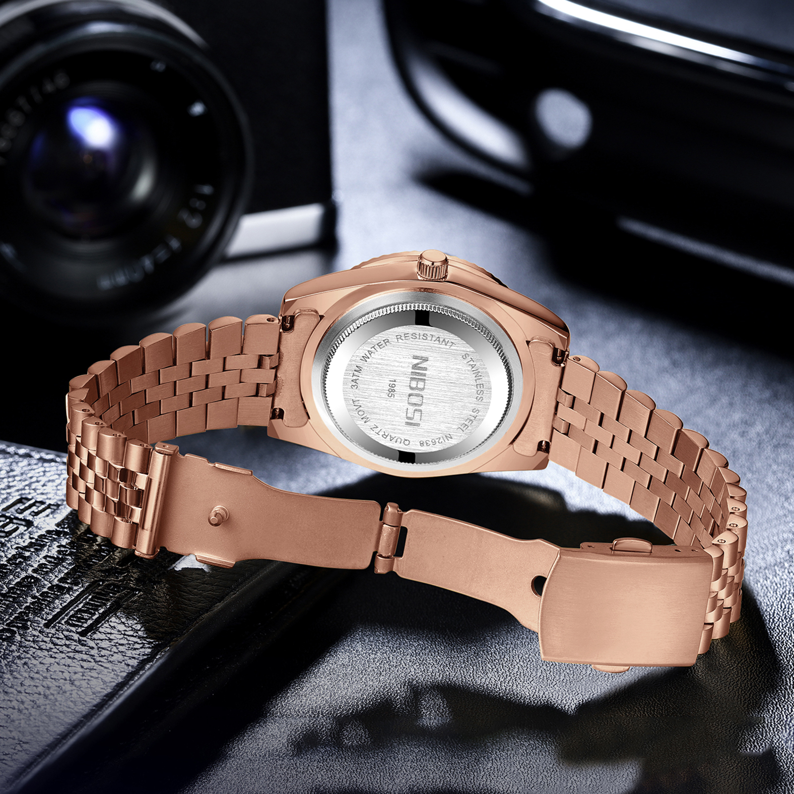 Nibosi Montclair Rose Gold Brown - 9