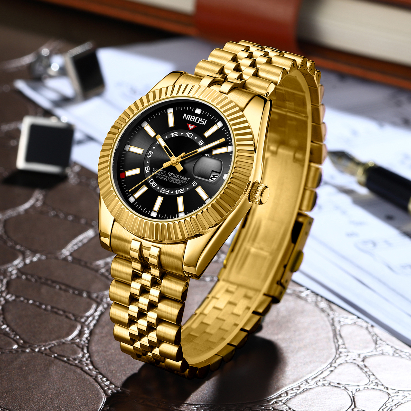Nibosi Montclair Gold Black - 5
