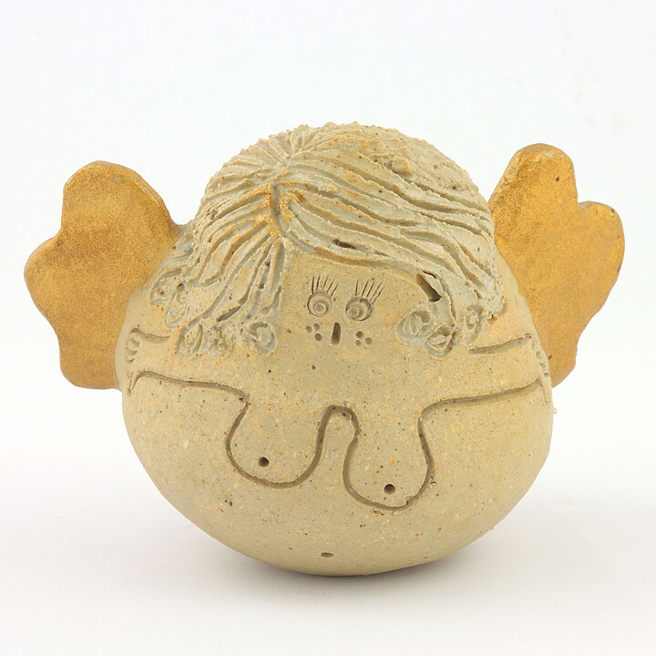 Amie Stålkrantz (1960s) Hand-Crafted Swelling Angel 11/8 cm