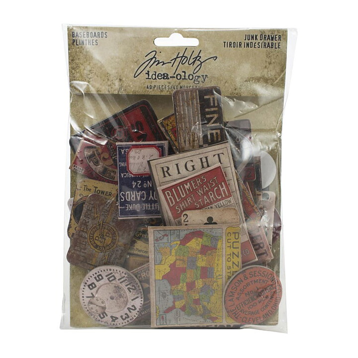 Tim Holtz Idea-Ology - Baseboards Junk Drawer