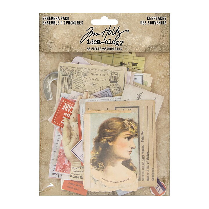 Tim Holtz Idea-Ology - Ephemera Pack - Keepsakes