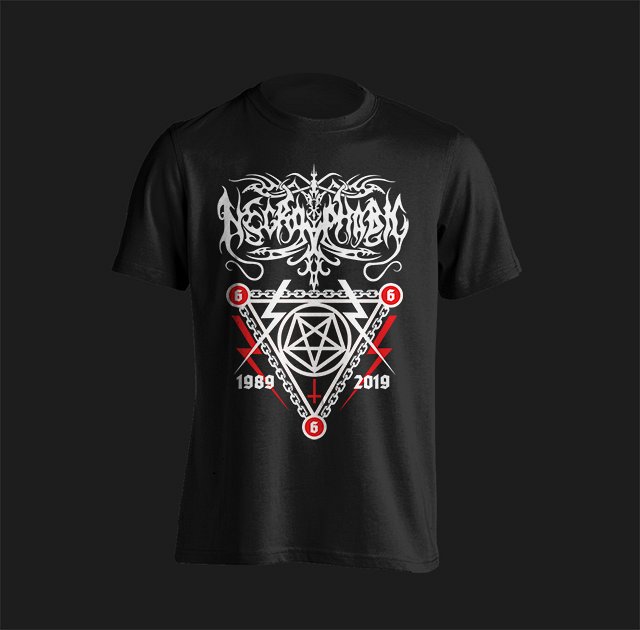NECROPHOBIC - Jubileum T-shirt