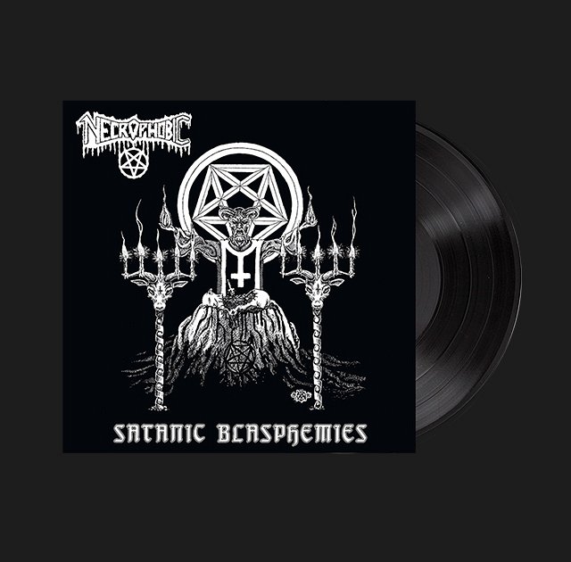 NECROPHOBIC - Satanic Blasphemies LP (SVART)