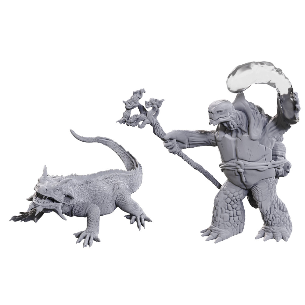 D&D Nolzurs Marvelous Tortle Druid & Wild Shape Giant Lizard - 2