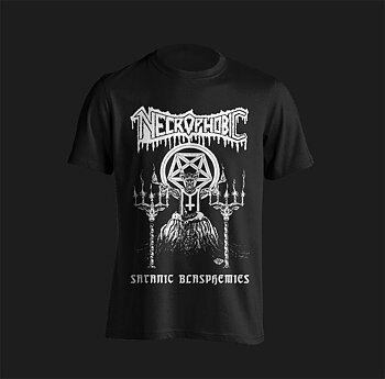 NECROPHOBIC - Satanic Blasphemies T-shirt