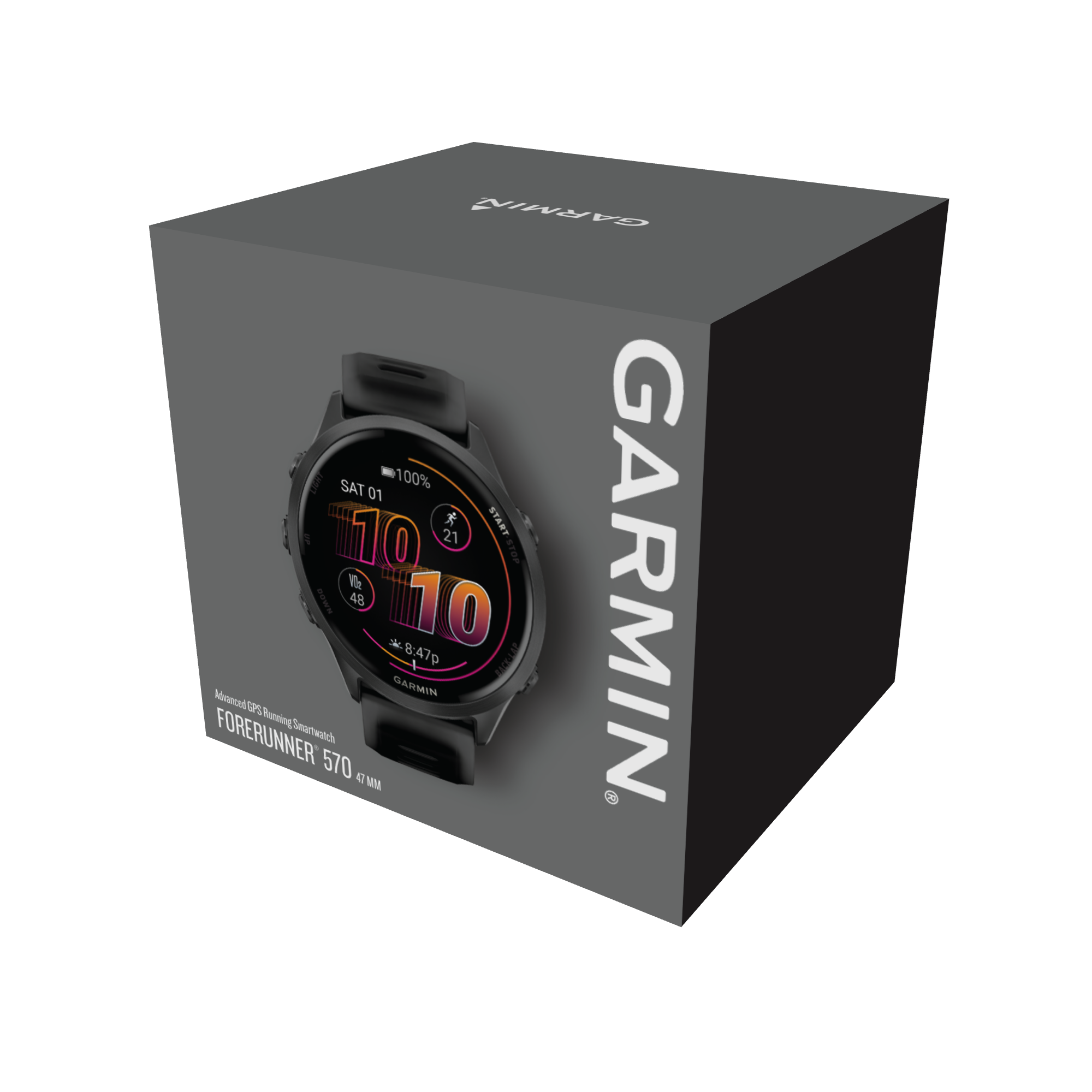 Garmin Forerunner® 570 - 47mm - Slate Grey - 10