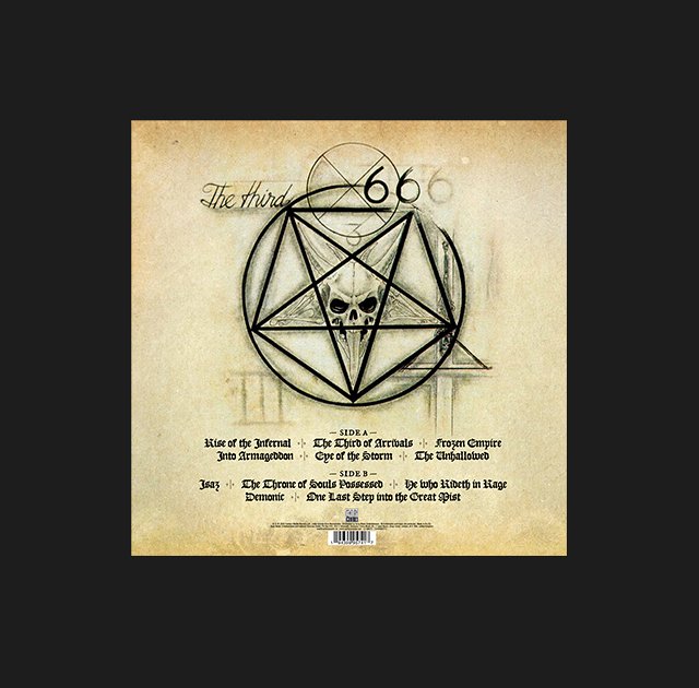 NECROPHOBIC - The Third Antichrist LP (SVART) - 2