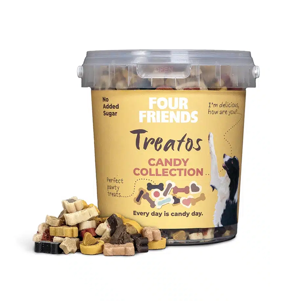 Perfectly soft dog treats from Four Friends made in the EU