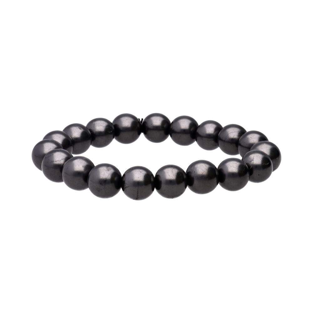Shungit armband  - 10mm Pärlor