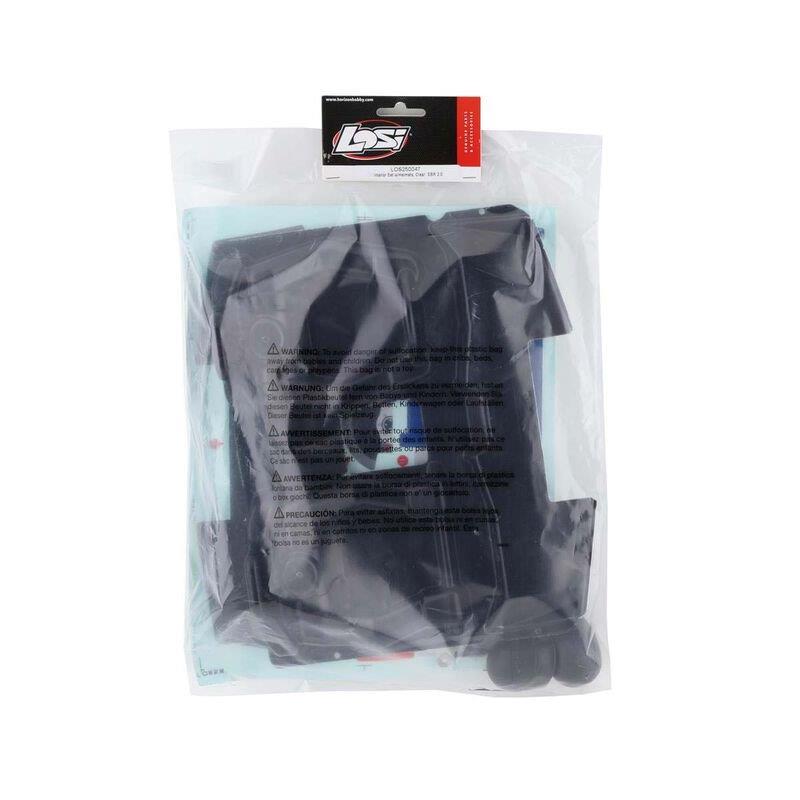 LOSI Interior Set with Helmets, Clear: SBR 2.0 - 4