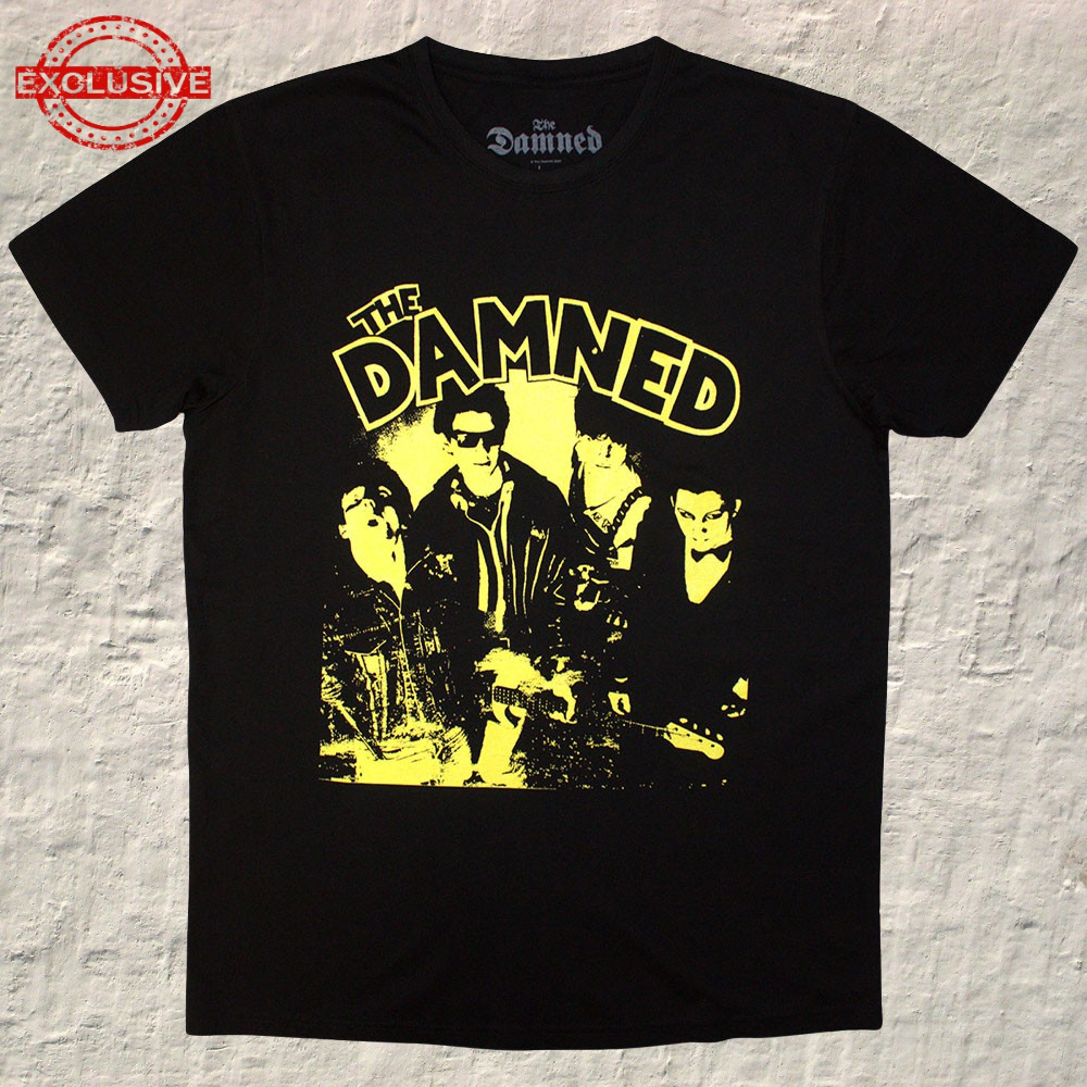 DAMNED, THE - T-SHIRT, NEW ROSE VINTAGE