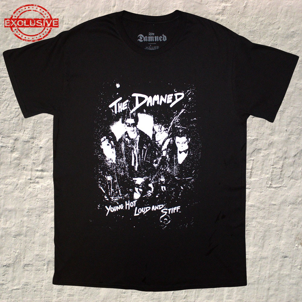 DAMNED, THE - T-SHIRT, YOUNG HOT LOUD & STIFF