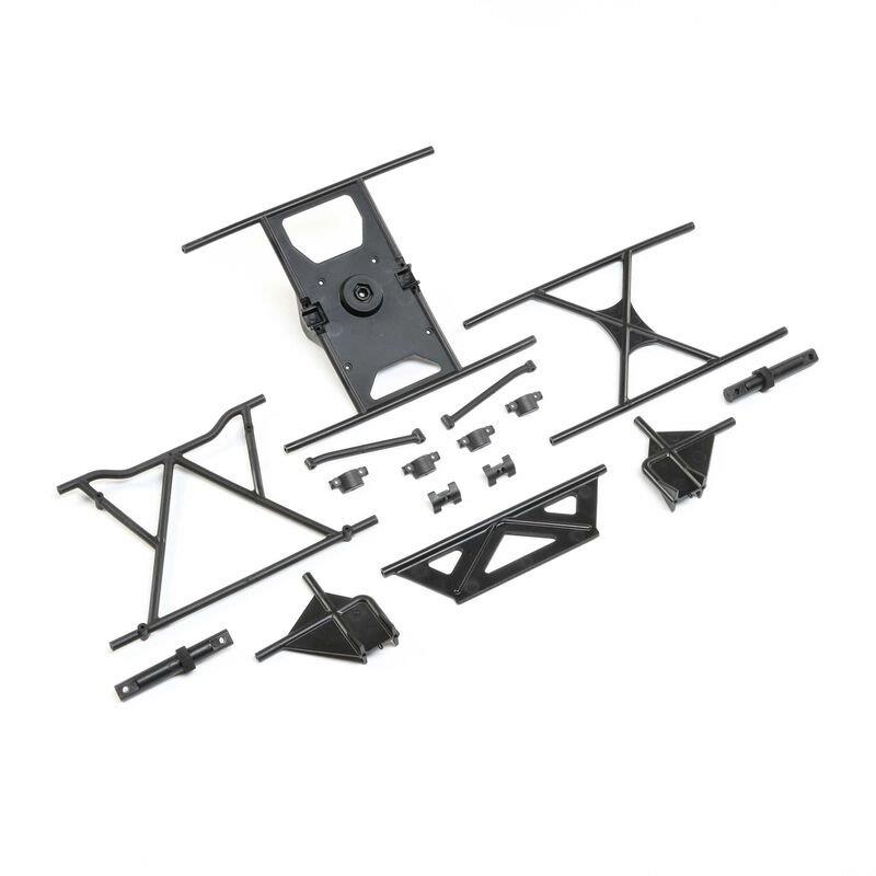 LOSI Cage Roof and Spare Tire Holder: SBR 2.0