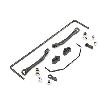 LOSI Front and Rear Sway Bar Set: Super Baja Rey