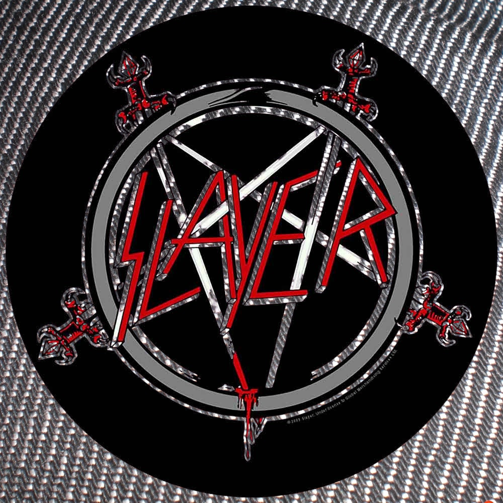 SLAYER -BACK PATCH, PENTAGRAM