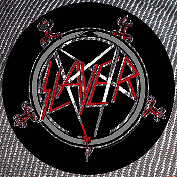 SLAYER -BACK PATCH, PENTAGRAM
