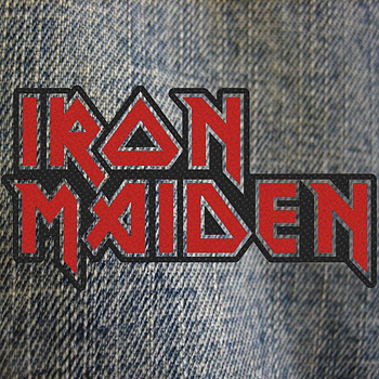 IRON MAIDEN - PATCH, LOGO CUT OUT