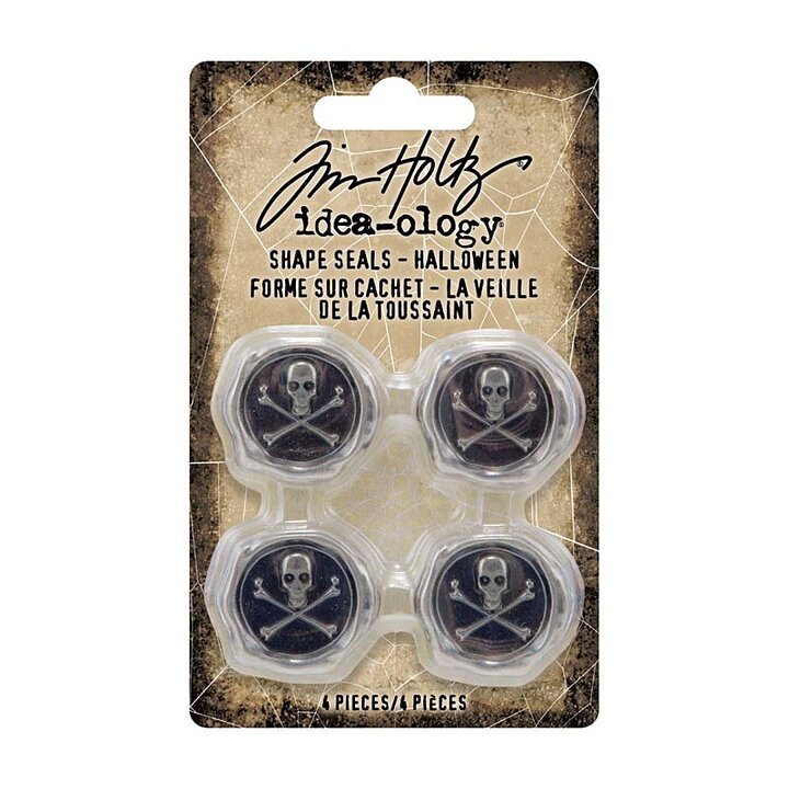 Tim Holtz Idea-Ology - Metal Shape Seals Halloween