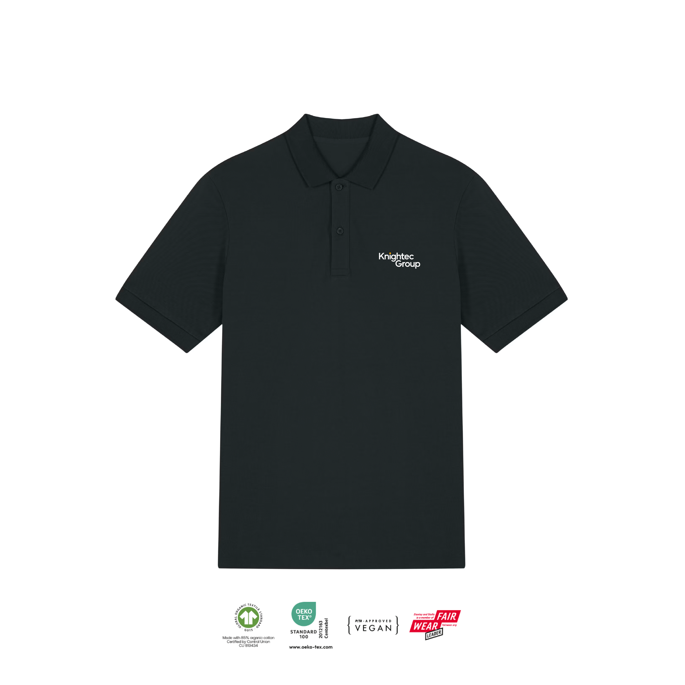Polo shirt black Unisex EVENTS