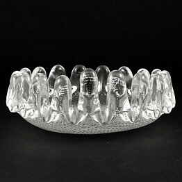 Göran Wärff (Sunflower 1974) Clear Organic Bowl 18 cm