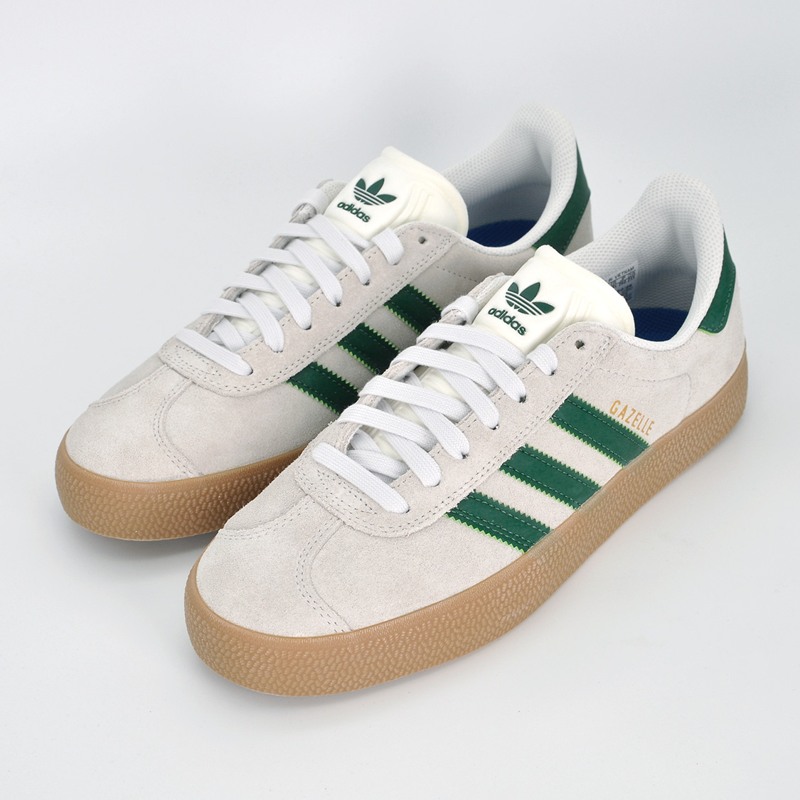 Adidas - Gazelle ADV Crystal White/Gum - Appertiff Workshop Adidas - Gazelle ADV Crystal White/Gum - Appertiff Workshop
