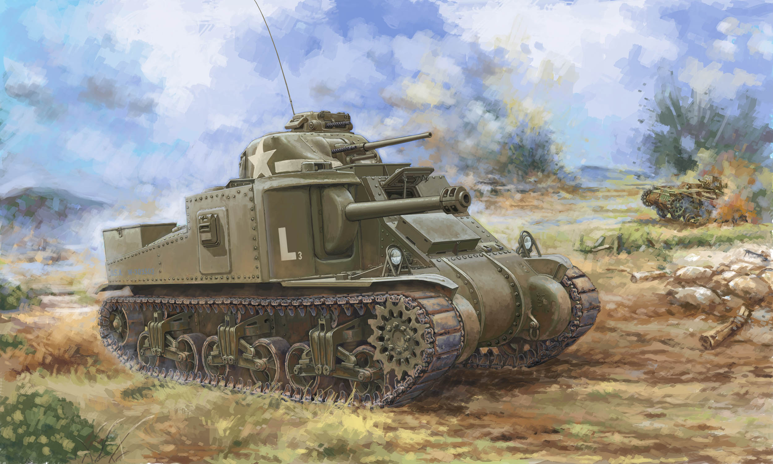M3A5 Medium Tank 1/35