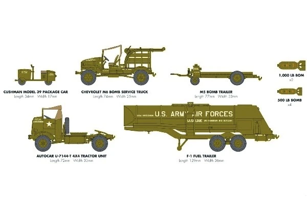 USAAF 8th Airforce Bomber Resupply set 1/48 - 2