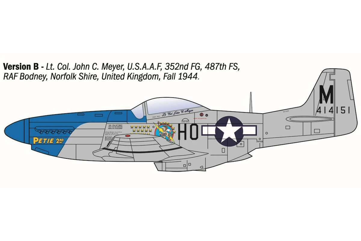 P-51D Mustang WWII Aces 1/72 - 4