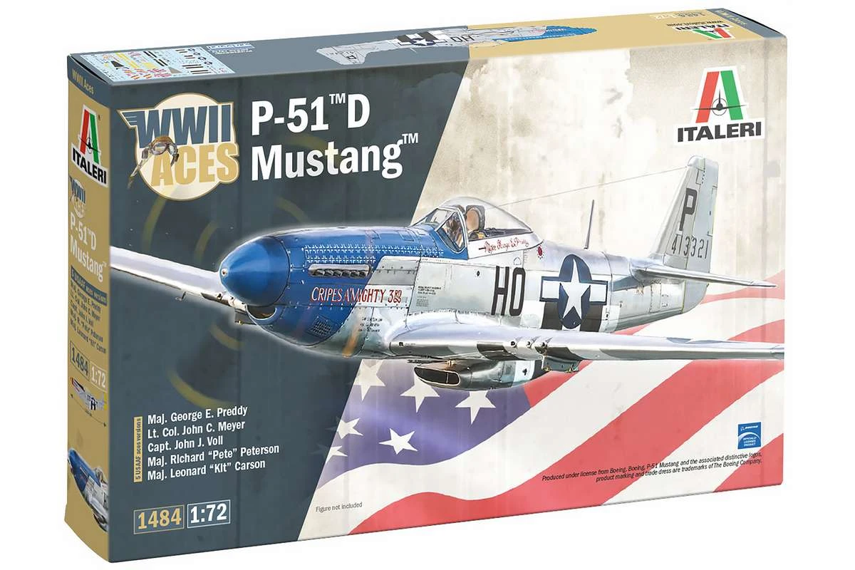 P-51D Mustang WWII Aces 1/72