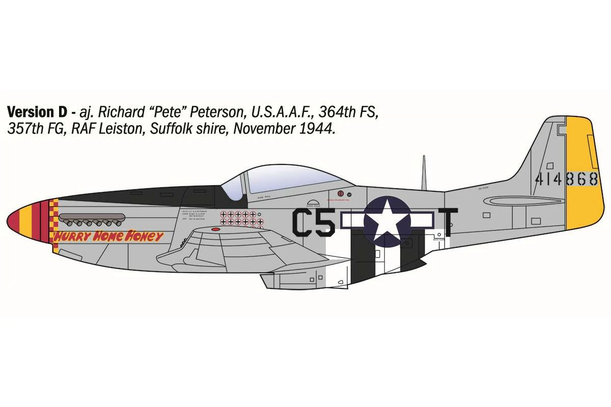 P-51D Mustang WWII Aces 1/72 - 6