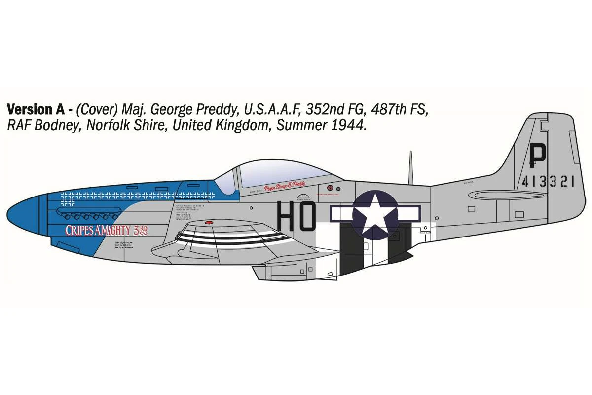P-51D Mustang WWII Aces 1/72 - 3